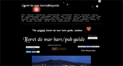Desktop Screenshot of lloret-de-mar-barspubguide.com