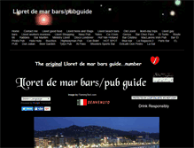 Tablet Screenshot of lloret-de-mar-barspubguide.com